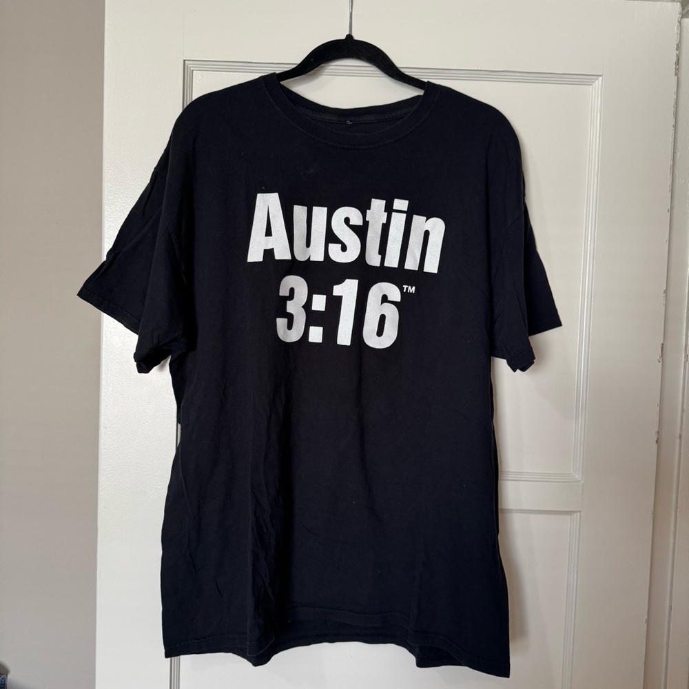 WWE Austin 3:16 Black T-Shirt